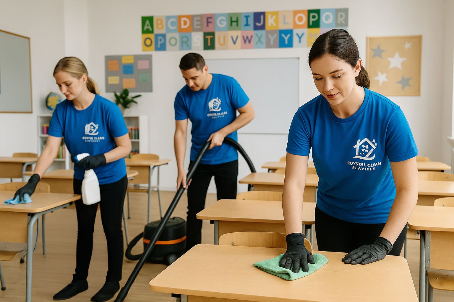 Clean classroom environment